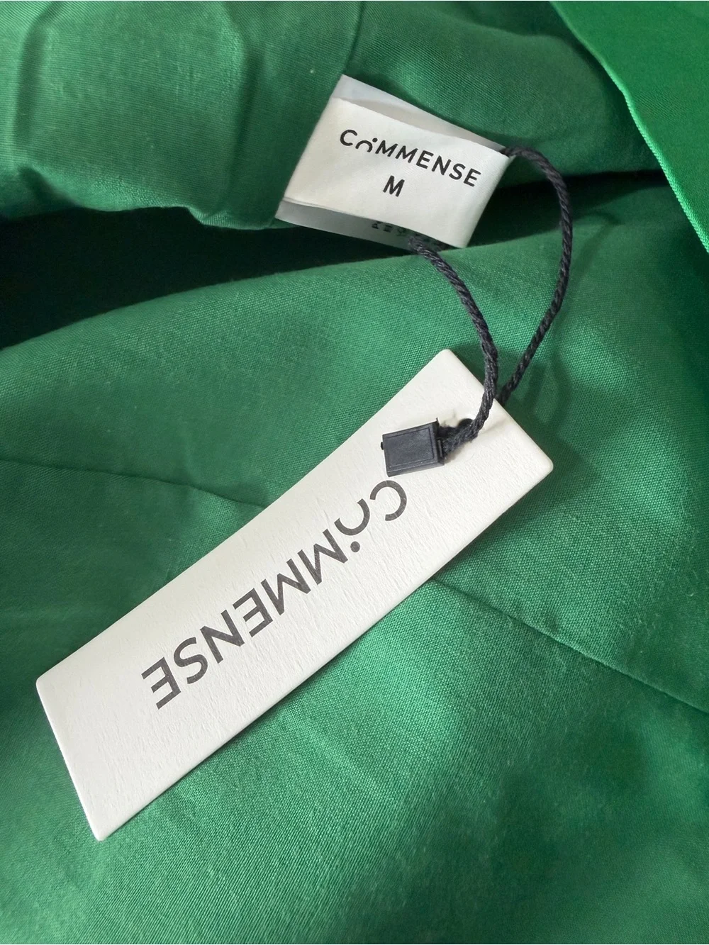 Commense Green Sleeveless Draped Waist Mini Dress